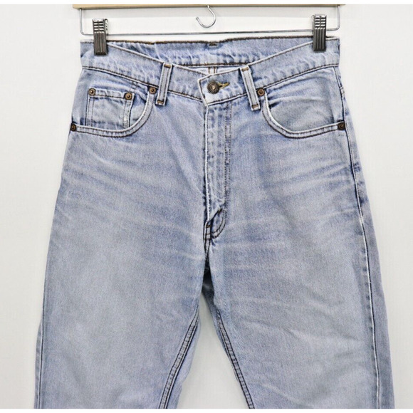 Levi's 626 Vintage Philippines Denim Jeans Raw Hem 28X27 Leather Tag - Picture 2 of 14